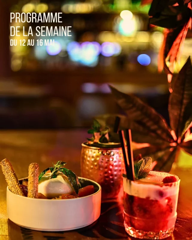 LA SEMAINE PROCHAINE AU Ô MA-YA BAR 💥 

MARDI: la soirée funk, rnb et latino de @johnsanti.mp3 
Et le prix du verre au Dé ! Au comptoir, un petit jeu qui met du piquant à la soirée 

MERCREDI : LA soiree exceptionnelle, en veille de jour Férié : DJ SET généraliste, saxophone, violon et percussions : réservations par sms au 07.89.35.04.45 

JEUDI, VENDREDI et SAMEDI : le week-end festif avec @djsam.off (tropik hall) @kevlavigne.music (afro house), @johnsanti.mp3 (urban, funk, généraliste)

Bon week-end à toutes et tous 😍