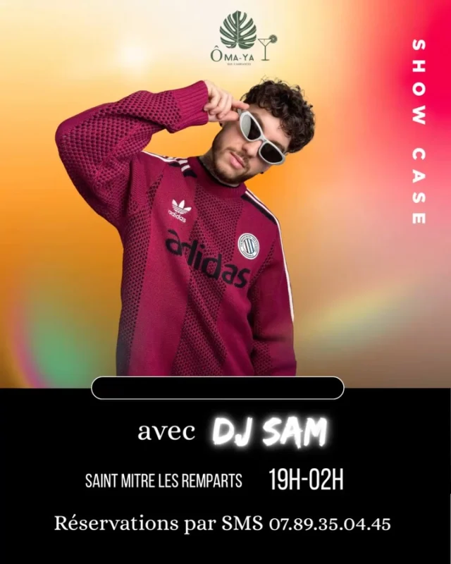 MONJO EN SHOWCASE À L’ÔMA-YA !

Vous l’avez vu sur les réseaux… cette fois, c’est en live que ça se passe !

MONJO débarque à l’ÔMA-YA pour un showcase exceptionnel et une soirée qui promet de faire du bruit.

Showcase MONJO
DJ SAM aux platines avant & après le show

Une soirée complète, du premier son jusqu’à 2h du matin. 

Samedi 17 octobre de 19h à 02h !
ÔMA-YA • Saint-Mitre-les-Remparts