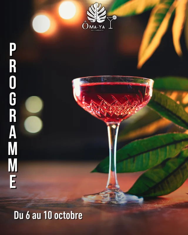 Cette semaine à l’ÔMA-YA 

Mardi 6 - Tattoo • Veuve Noire
Une soirée sous le signe de l’encre avec @veuve_noire13500 

Mercredi 7 - SBK • Salsa Vanille
Salsa, Bachata & Kizomba au programme, avec un stage de Bachata offert avec @patrick.salsavanille & @paolita_chilena 

Jeudi 8 - Tropic Hall • DJ Sam
Une ambiance caliente aux sonorités Shatta, Afro & Latino avec @djsam.off aux platines.

Vendredi 9 - DJ Set • Lachica
Cocktails, planches, musique et bonne ambiance pour lancer le week-end avec @lachica.musicc 

Samedi 10 - DJ Set • Niko Stam
On termine la semaine comme il se doit avec @niko_stam13 aux platines.

📍 ÔMA-YA à Saint-Mitre-les-Remparts
Quel soir on vous retrouve ?